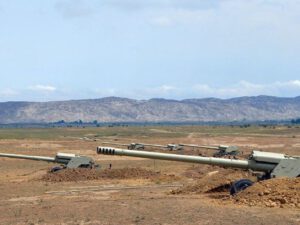 MN-dən daha bir açıqlama: Ermənistan tərəfi dövlət sərhədində artilleriya qurğularından istifadə edir