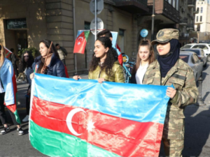 Bakıda Zəfər yürüşündən CANLI YAYIM