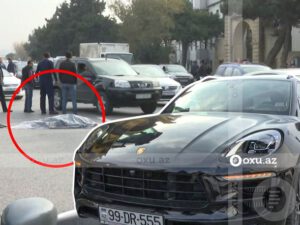 Bakıda sürəti yüksək olan lüks avtomobil piyadanı vurub öldürdü