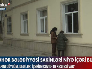Sumqayıt bələdiyyəsində qəribə hadisə: “Qapını döydük, dedilər, içəridə COVID-19 xəstəsi var” – VİDEO