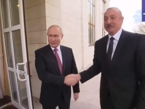 Putin İlham Əliyevi belə qarşıladı – Video