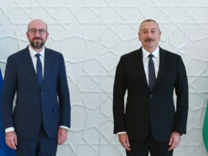 İlham Əliyev Şarl Mişellə görüşdü