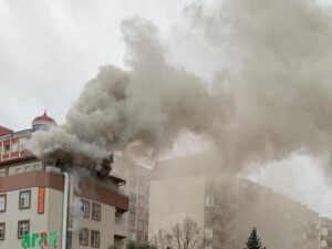 Bakıda “Qoç ət” restoranında yanğın: 3 nəfər tüstüdən zəhərlənib – YENİLƏNİB