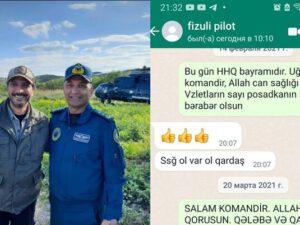 Şəhid Fizuli Cavadovla yazışmasını paylaşdı – FOTOLAR