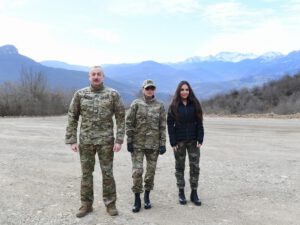 İlham Əliyev, Mehriban Əliyeva və ailə üzvləri Şuşaya getdilər