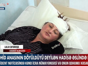 Şəhid anasının döyüldüyü deyilən hadisə əslində necə olub? – VİDEO