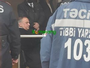 Məhkəmədə Əli Əliyevin halı pisləşdi: həkim çağırıldı – FOTO