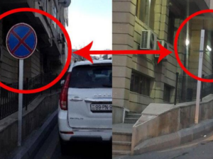 BNA bu küçədə qanunsuz cərimələr yazır? – Sürücülər narazıdır – FOTO