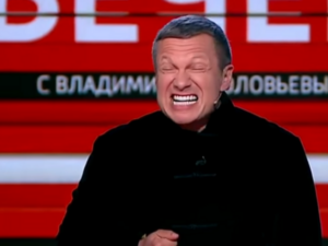 Yutub ermənipərəst aparıcı Vladimir Solovyovun kanalını bloklayıb