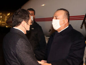 Mövlud Çavuşoğlu Bakıya gəlib – FOTO