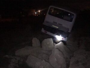 Bakıda sərnişin avtobusu qəzaya uğradı – yaralılar var