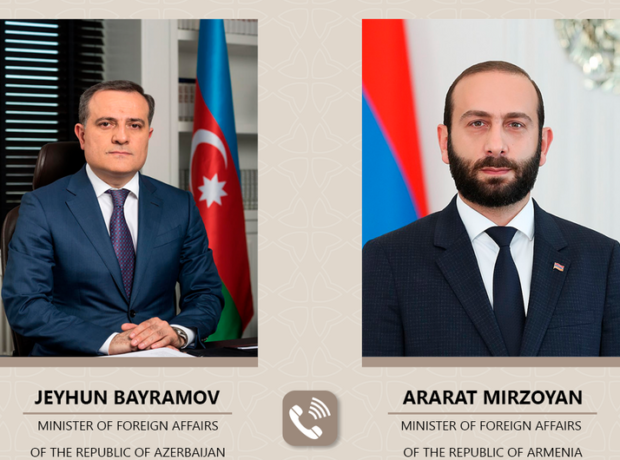 Azərbaycan və Ermənistan XİN başçıları arasında telefon danışığı olub