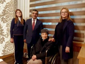 Председатель альянса Азербайджан-Украина встретился с семьей Национального Героя Азербайджана