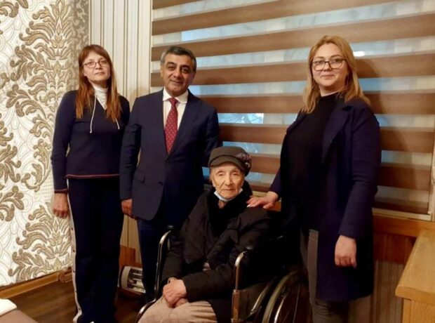 Председатель альянса Азербайджан-Украина встретился с семьей Национального Героя Азербайджана