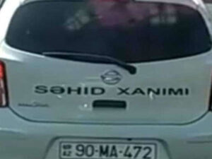 2 gündür ölkə gündəmini zəbt edən maşın -“Buna görə maşına “şəhid xanımı” yazmışıq” – Atasından açıqlama