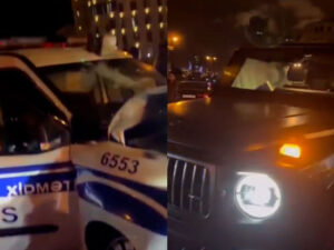 Bakıda PPX maşını “Gelandewagen” ilə toqquşdu