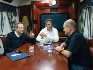 KİV: “Almaniya, Fransa və İtaliya liderləri Ukraynada səfərdədirlər”