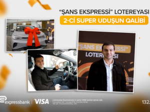 “Expressbankın” lotereyasında 2-ci avtomobil uduşu!