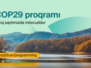 COP29-un proqramı açıqlandı