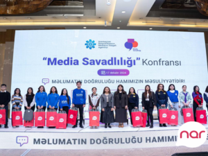 “Nar”ın tərəfdaşlığı ilə “Media Savadlılığı” Konfransı təşkil edilib – FOTO