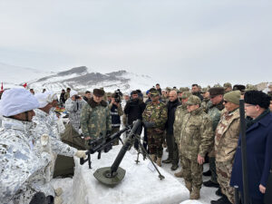 Hərbçilərimiz Qarsda döyüş tapşırıqlarını icra ediblər – FOTO